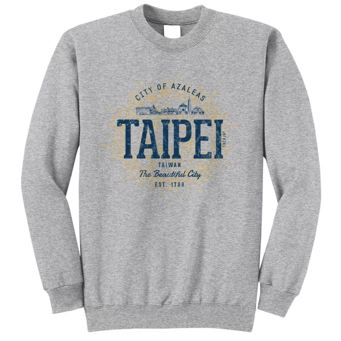 Taiwan Retro Style Vintage Taipei Gift Tall Sweatshirt