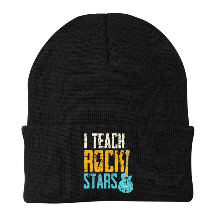 Teaching Rock Stars RockN Roll Music Teacher Knit Cap Winter Beanie