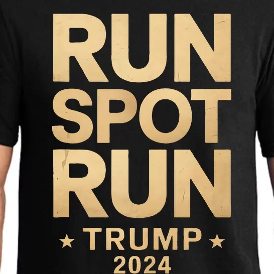 Trump Run Spot Funny Trump 2024 Pajama Set