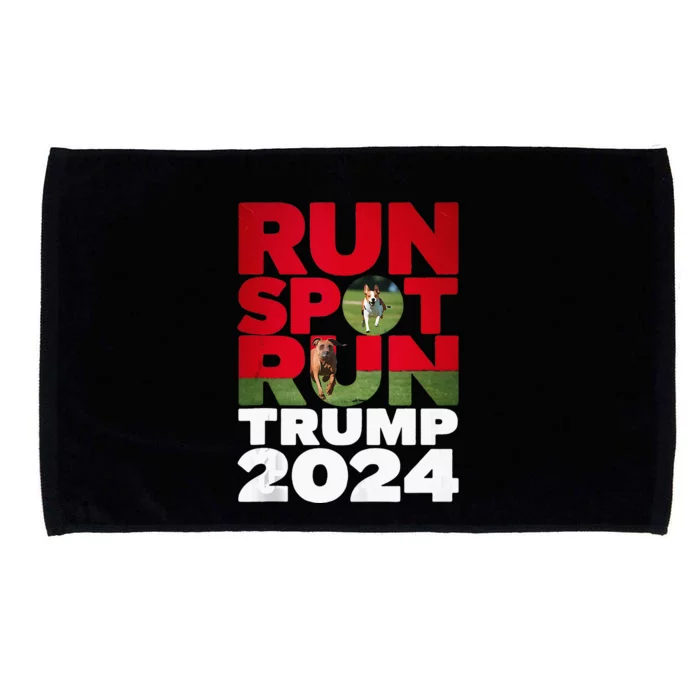 Trump Run Spot Funny Trump 2024 Debate Microfiber Hand Towel