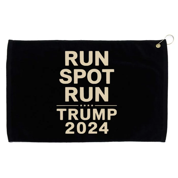 Trump Run Spot Funny Trump 2024 Debate Grommeted Golf Towel