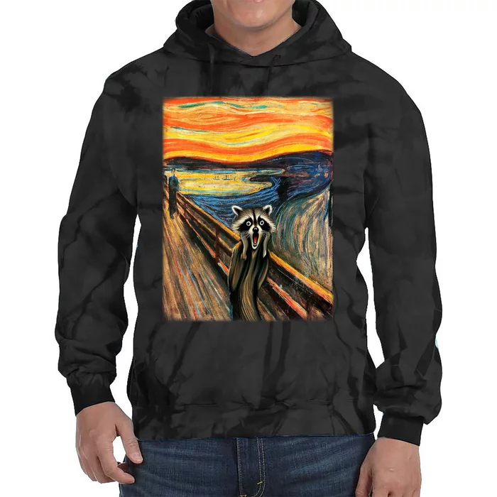 The Raccoon Scream Tie Dye Hoodie