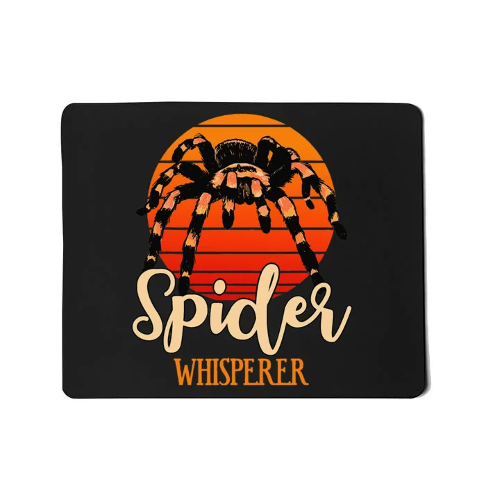 Tarantula Retro Sunset Arachnid Hairy Spiders Entomologist Mousepad