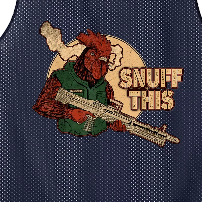 The Rooster Snuff This Mesh Reversible Basketball Jersey Tank