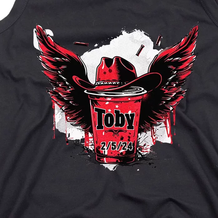 Toby Red Solo Cup Summer Drinking Song Party Tank Top