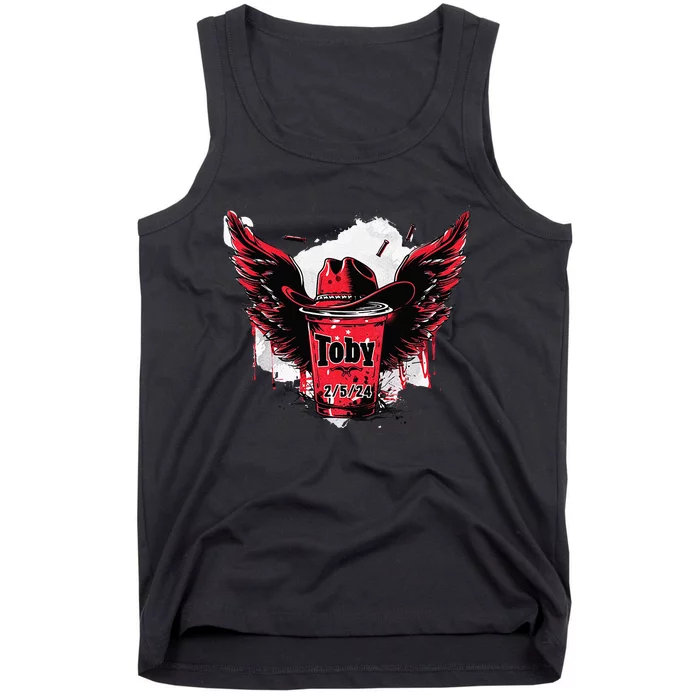 Toby Red Solo Cup Summer Drinking Song Party Tank Top