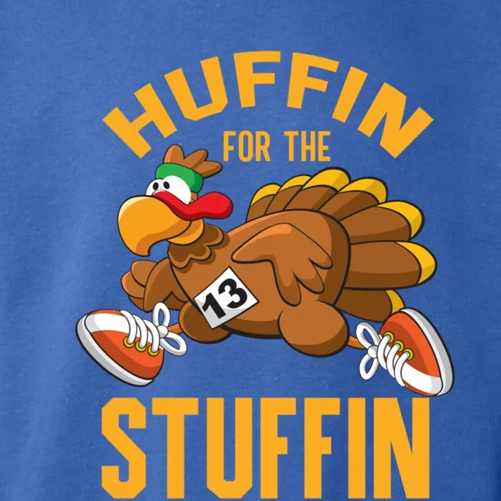 Thanksgiving Run Squad Huffin For The Stuffin Turkey Trot 5k Gift Toddler Hoodie