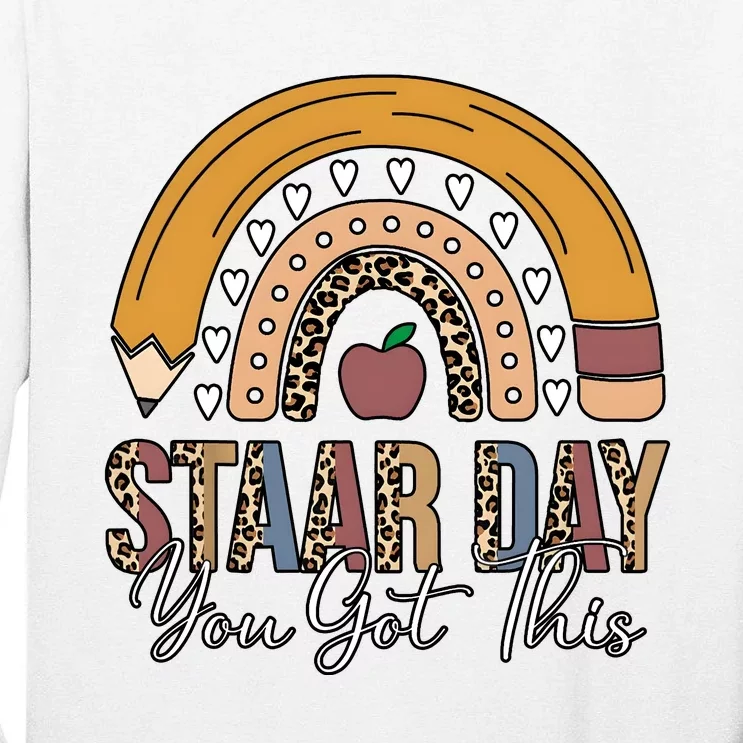 Teacher Rainbow Star Day You Got This Tall Long Sleeve T-Shirt