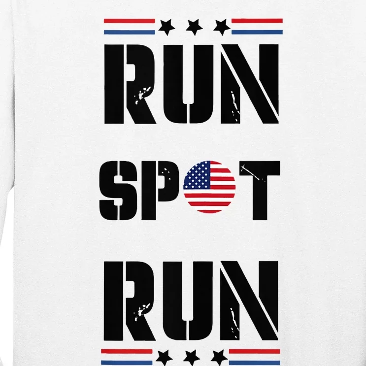 Trump Run Spot Funny Trump 2024 Debate Long Sleeve Shirt