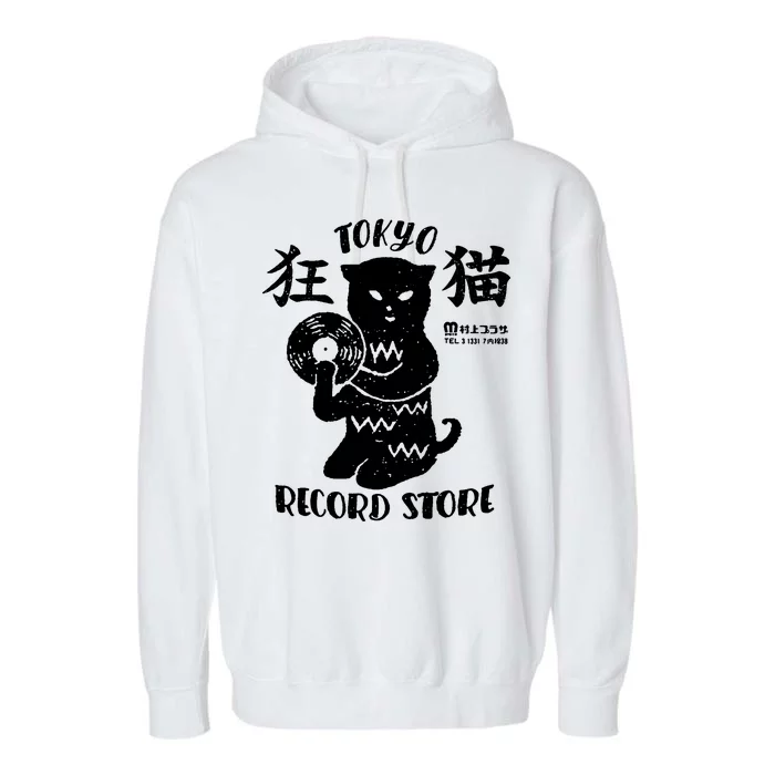 Tokyo Record Store Garment-Dyed Fleece Hoodie