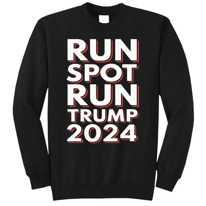 Trump Run Spot Funny Trump 2024 Debate Sweatshirt