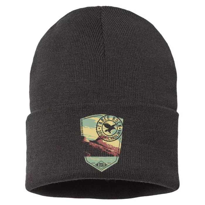 Table Rock South Carolina Usa Sustainable Knit Beanie