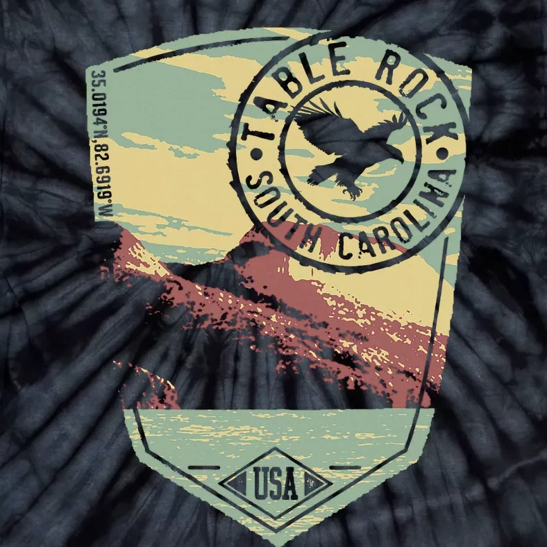 Table Rock South Carolina Usa Tie-Dye T-Shirt