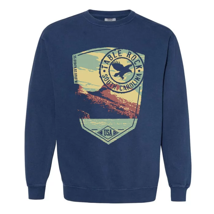 Table Rock South Carolina Usa Garment-Dyed Sweatshirt