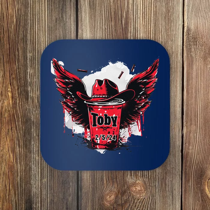 Toby Red Solo Cup Summer Drinking Song Party Coaster