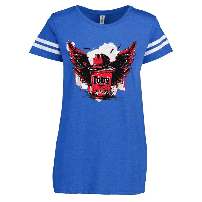 Toby Red Solo Cup Summer Drinking Song Party Enza Ladies Jersey Football T-Shirt