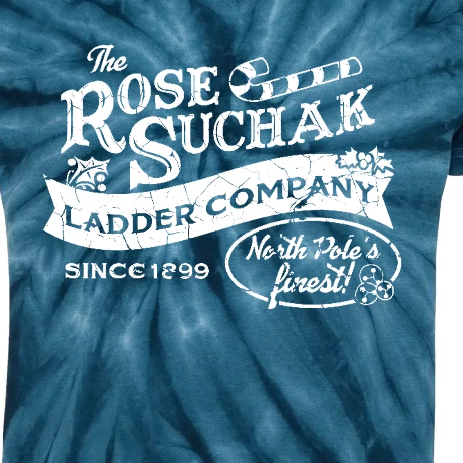 The Rose Suchak Ladder Company Since 1899 North Pole's Finest Kids Tie-Dye T-Shirt