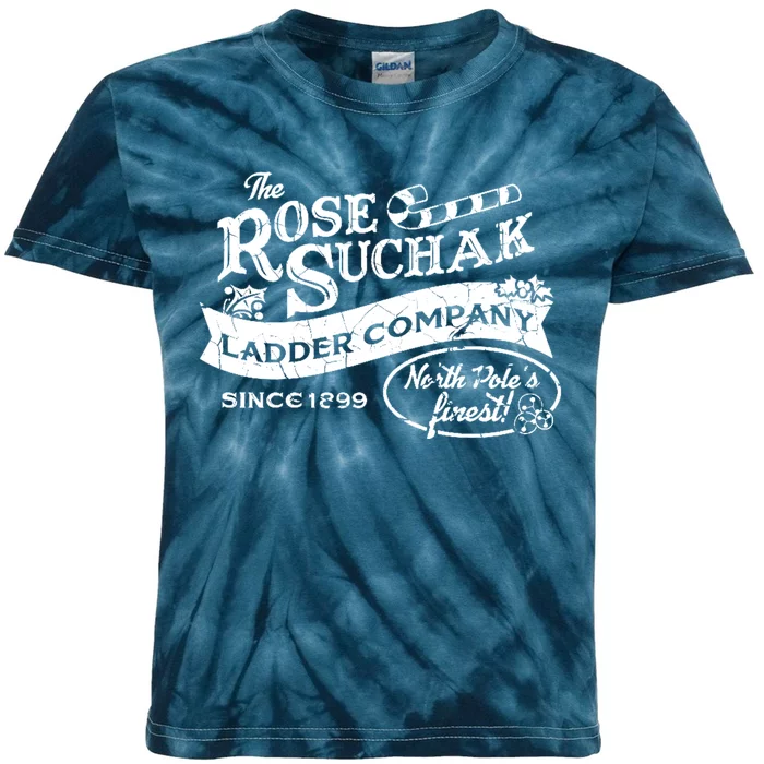 The Rose Suchak Ladder Company Since 1899 North Pole's Finest Kids Tie-Dye T-Shirt