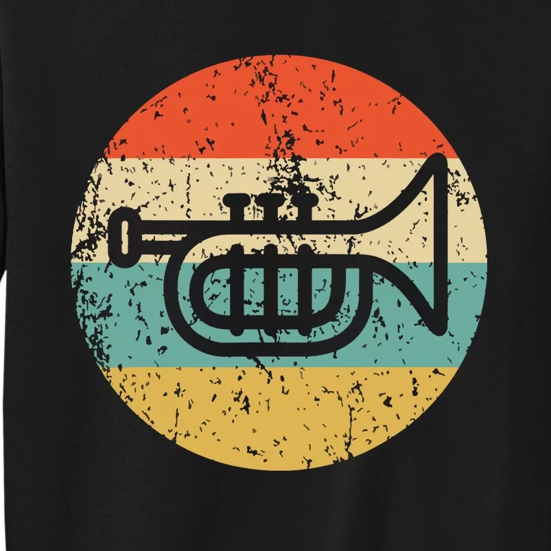 Trumpet Retro Style Music Tall Sweatshirt