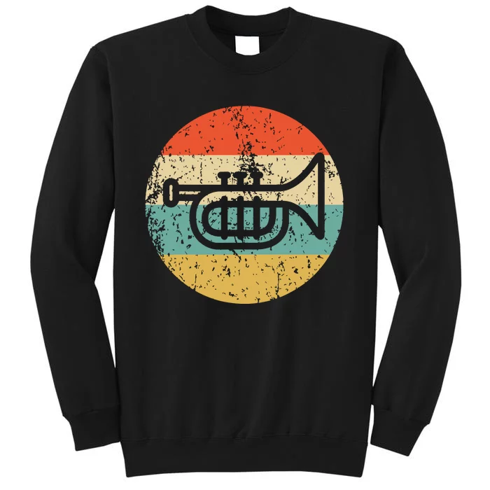 Trumpet Retro Style Music Tall Sweatshirt