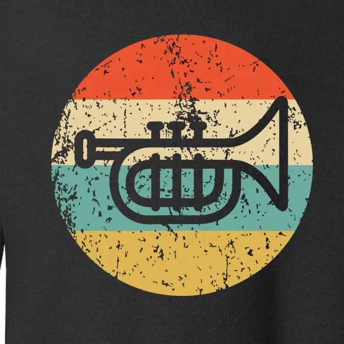 Trumpet Retro Style Music Toddler Sweatshirt