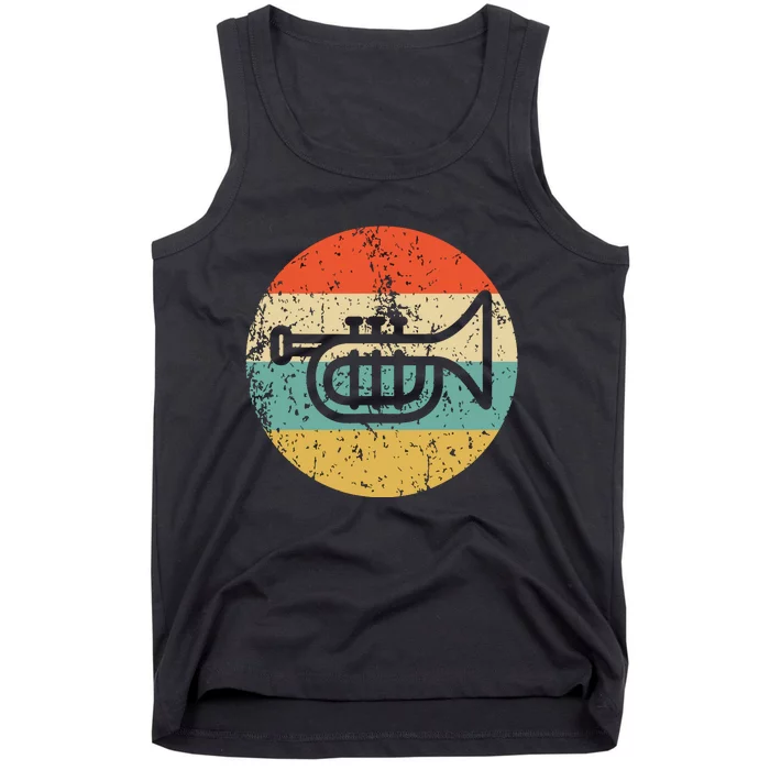 Trumpet Retro Style Music Tank Top