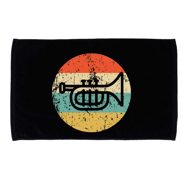 Trumpet Retro Style Music Microfiber Hand Towel