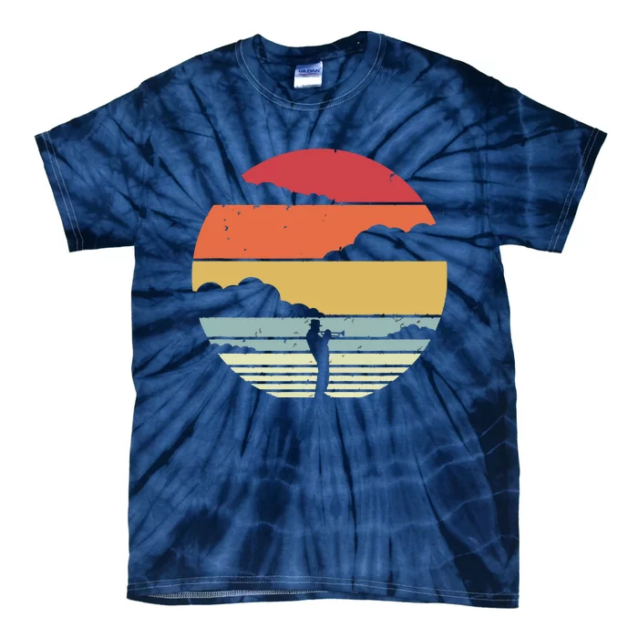 Trumpet Retro Style For Trumpet Player Tie-Dye T-Shirt