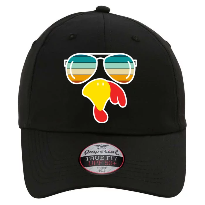 Turkey Retro Sunset Cool Thanksgiving The Original Performance Cap