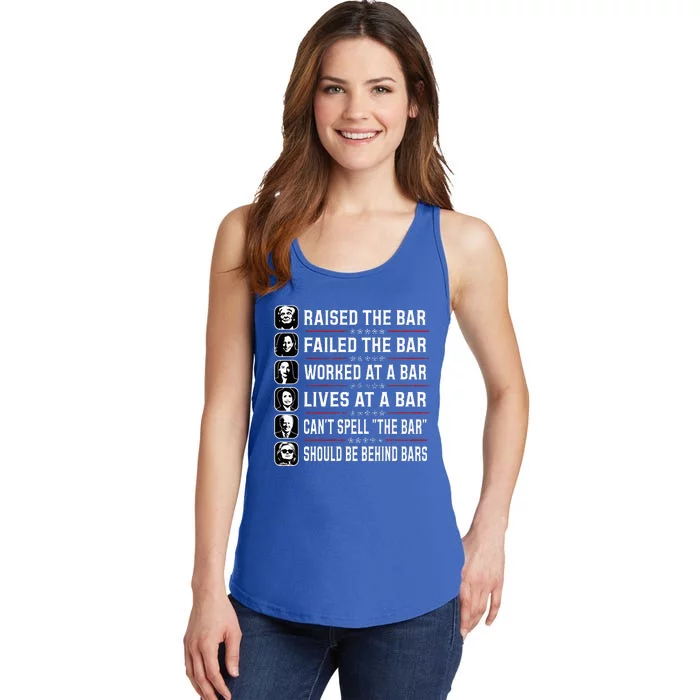 Trump Raised The Bar And Failed The Bar Ladies Essential Tank