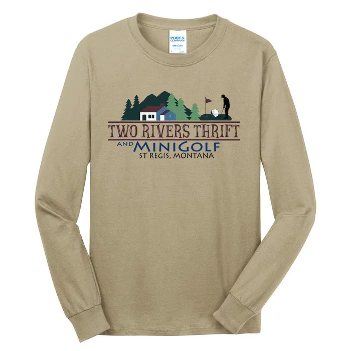 Two Rivers Thrift And Minigolf St Regis Montana Tall Long Sleeve T-Shirt