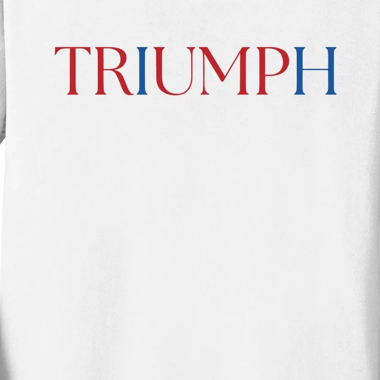 Triumph Republican Trump Kids Long Sleeve Shirt