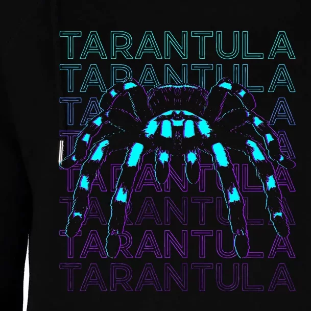 Tarantula Retro Womens Funnel Neck Pullover Hood