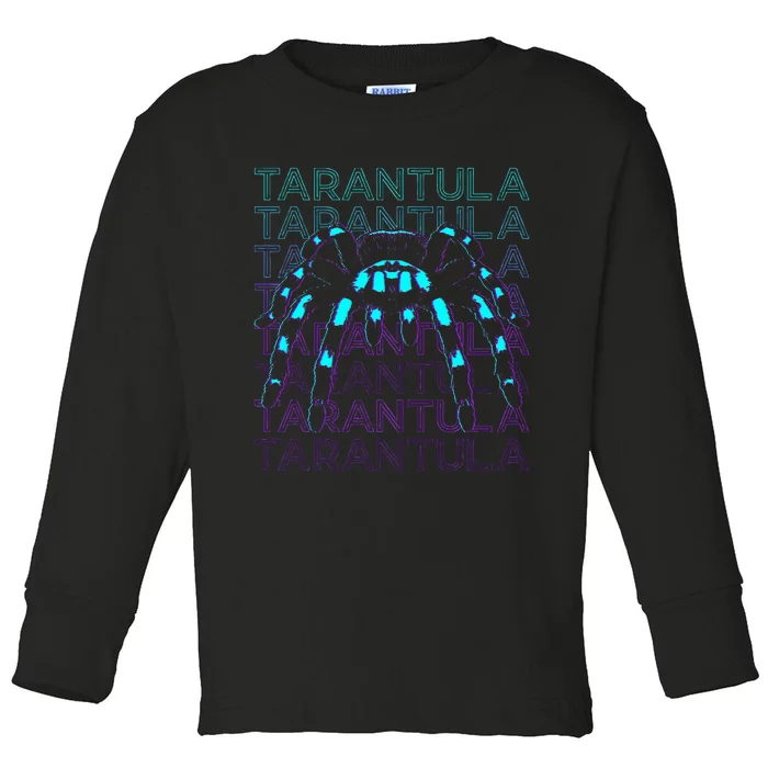 Tarantula Retro Toddler Long Sleeve Shirt