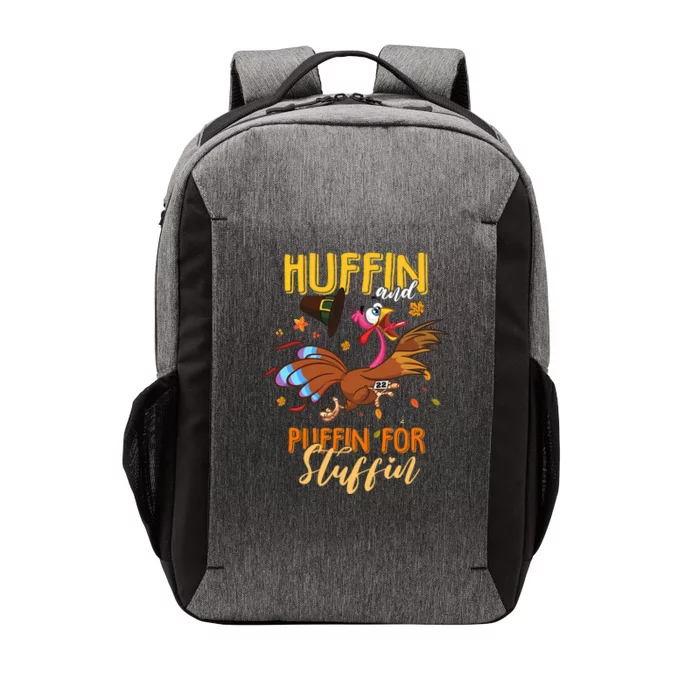 Thanksgiving Run Turkey Trot Huffin and Puffin for Stuffin Vector Backpack