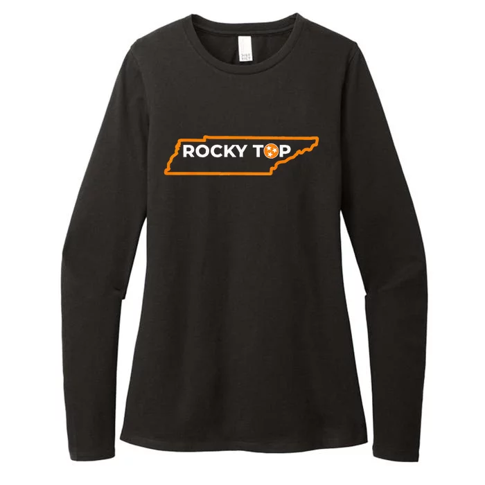 Tennessee Rocky Top TN Rocky Top Volunr State Vintage Womens CVC Long Sleeve Shirt