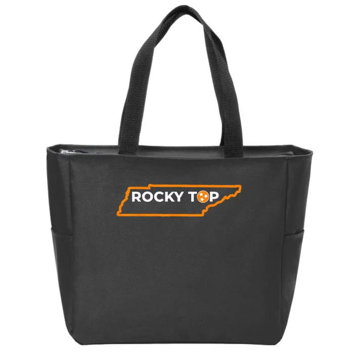 Tennessee Rocky Top TN Rocky Top Volunr State Vintage Zip Tote Bag