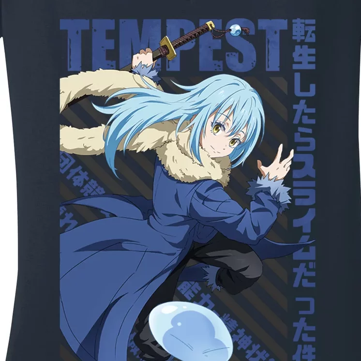 Tensura Rimuru Tempest Women's V-Neck T-Shirt