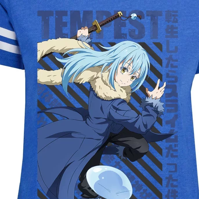 Tensura Rimuru Tempest Enza Ladies Jersey Football T-Shirt