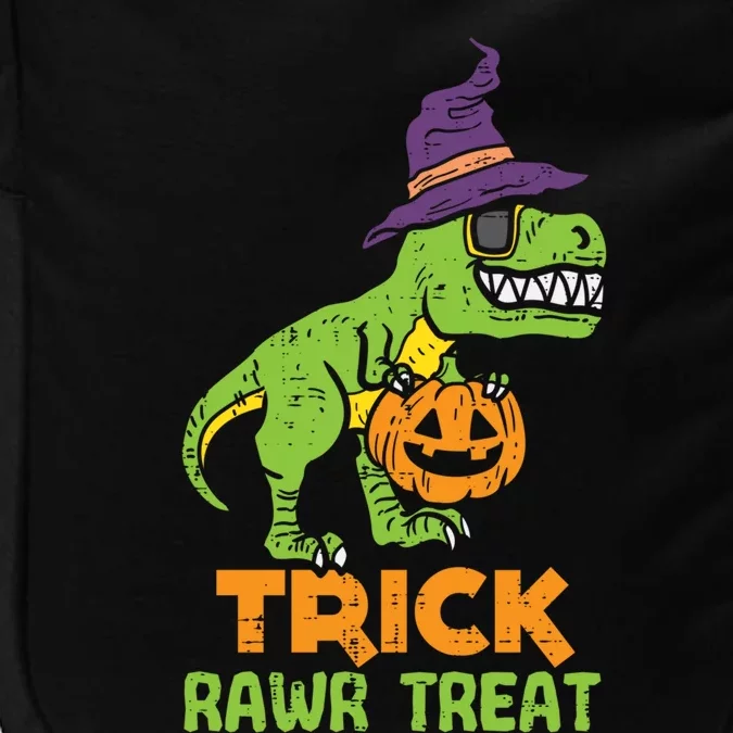 Trick Rawr Treat Dinosaur Dino Trex Halloween Cute Gift Impact Tech Backpack