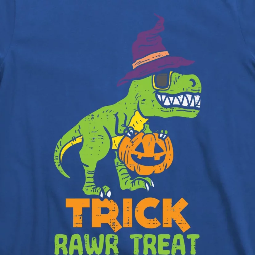 Trick Rawr Treat Dinosaur Dino Trex Halloween Cute Gift T-Shirt