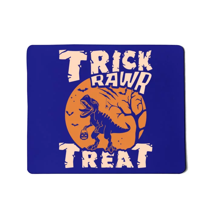 Trick Rawr Treat Dinosaur Halloween Costume Funny Great Gift Mousepad