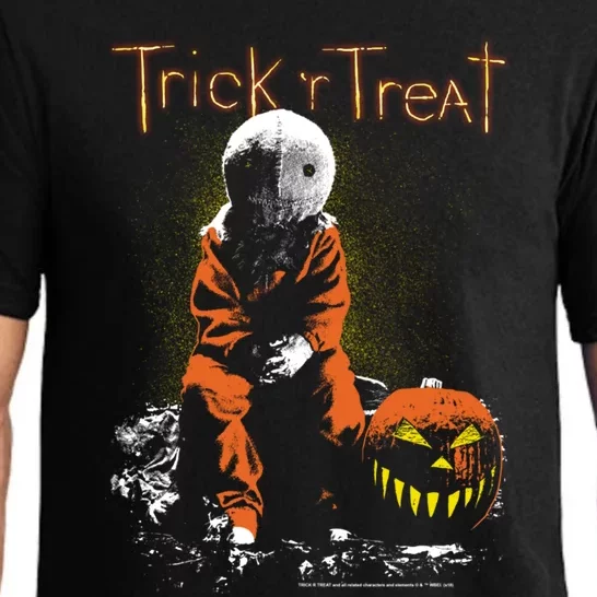 Trick R Treat Sitting Sam Funny Gift Pajama Set