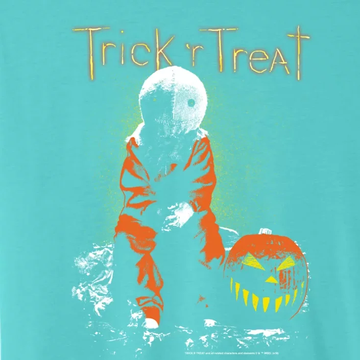 Trick R Treat Sitting Sam Funny Gift ChromaSoft Performance T-Shirt