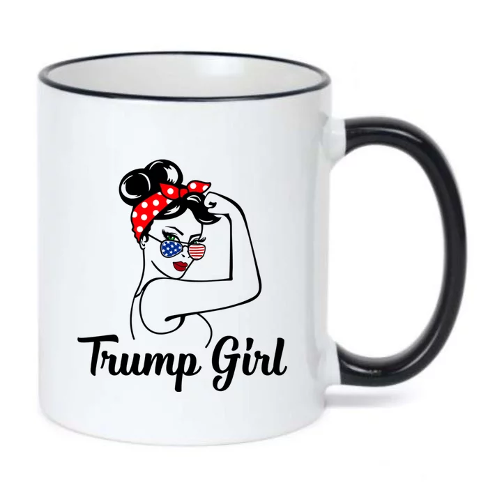 Trump Rosie The Riveter Republican Funny Gift Pro Donald Gift Black Color Changing Mug