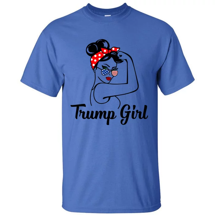 Trump Rosie The Riveter Republican Funny Gift Pro Donald Gift Tall T-Shirt