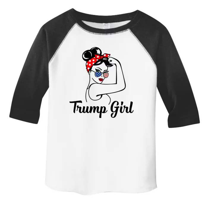 Trump Rosie The Riveter Republican Funny Gift Pro Donald Gift Toddler Fine Jersey T-Shirt