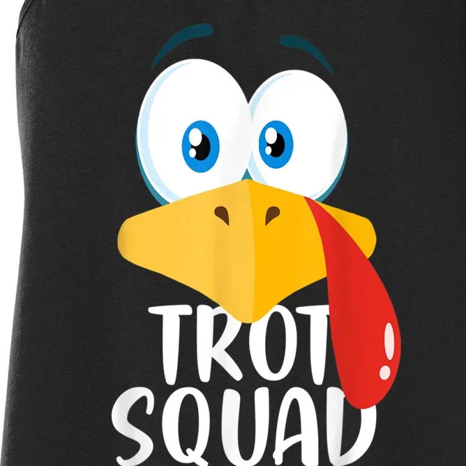 Thanksgiving Running Turkey Trot Squad Women's Racerback Tank