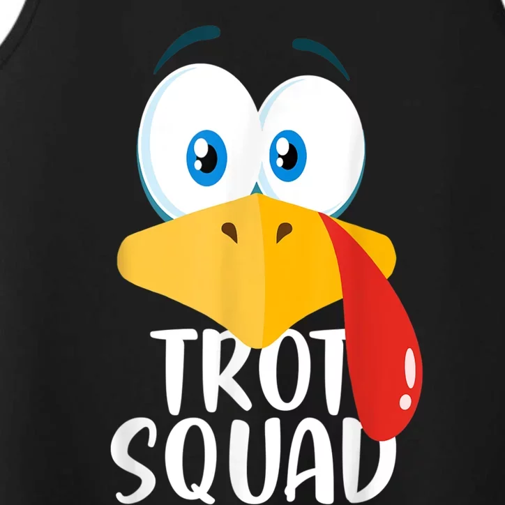 Thanksgiving Running Turkey Trot Squad Performance Tank