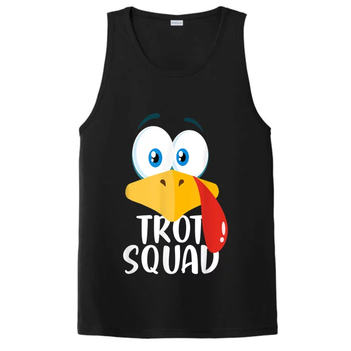 Thanksgiving Running Turkey Trot Squad Performance Tank